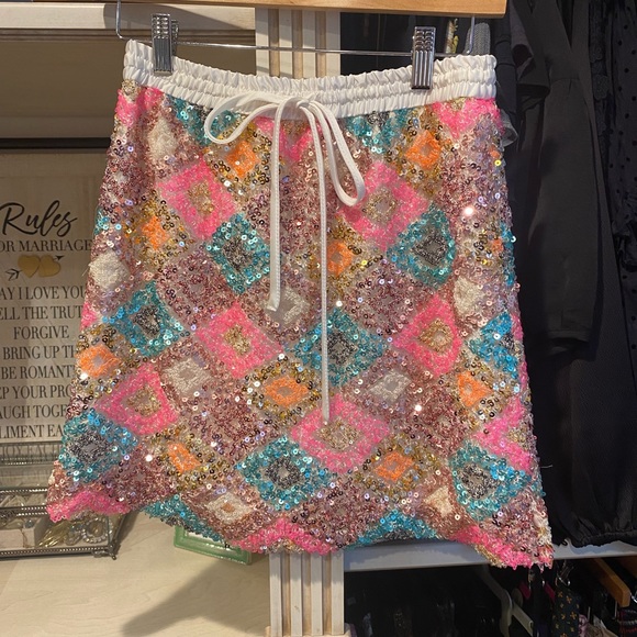 Rachel Comey -Multi-tonal sequin skirt - Picture 1 of 4